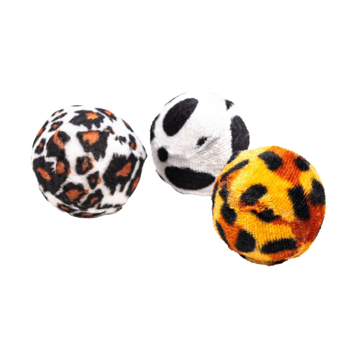 AQPET FRIENDS Jouet pour chat Balles à grelots avec peluche - 3,5 cm Jeu pour chats