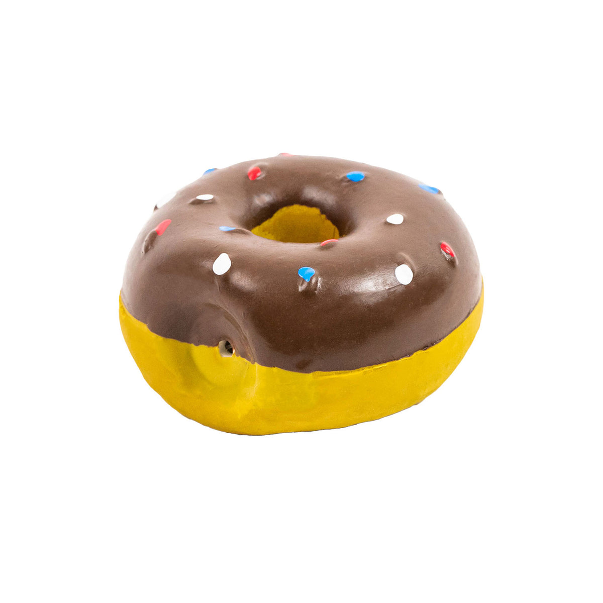 AQPET FRIENDS Jouets pour chien Latex Donut en caoutchouc avec effet sonore Jeu pour chiens Amusement pour animaux
