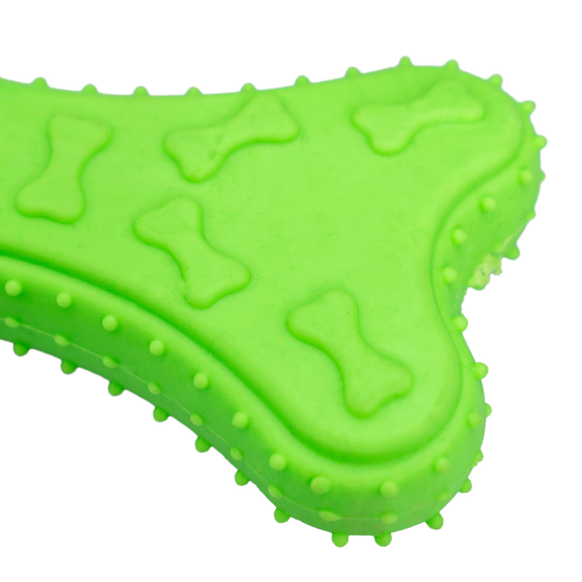 AQPET FRIENDS AQPET Jouet dentaire pour chien, os en caoutchouc, jouet amusant pour chien