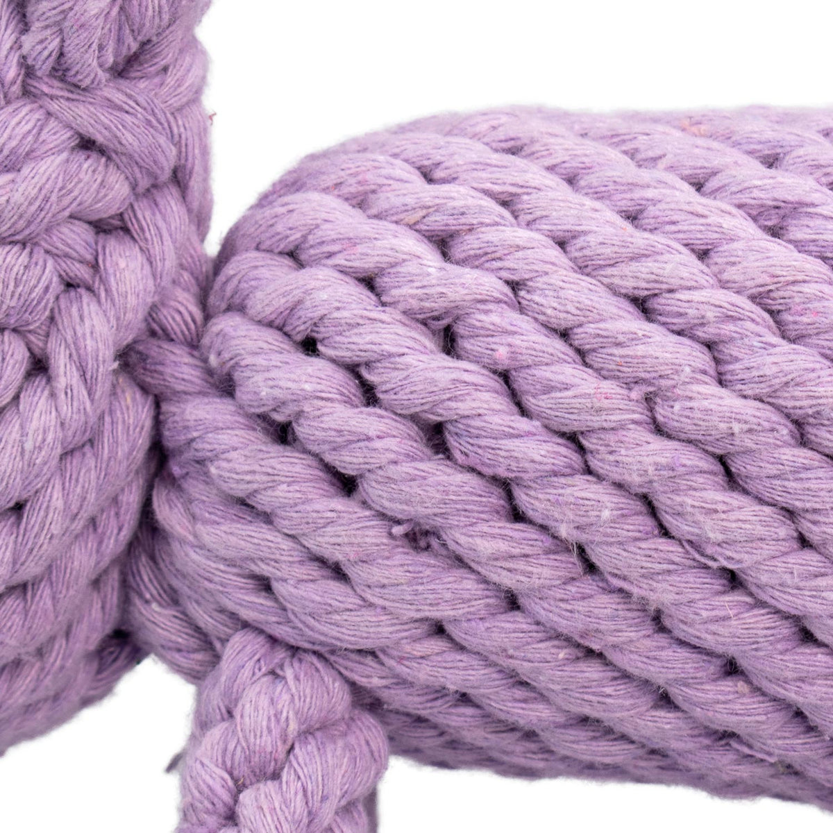 AQPET FRIENDS AQPET Jouet pour chien, hippopotame en corde de coton, 18 X 12 Cm, jouet amusant pour chien