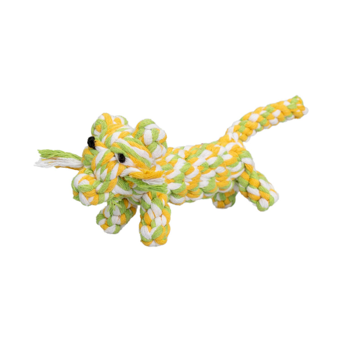 AQPET FRIENDS AQPET jouet pour chien Rope tigre en corde de coton 23 X 8 Cm, jeu pour chiens, divertissement pour animaux