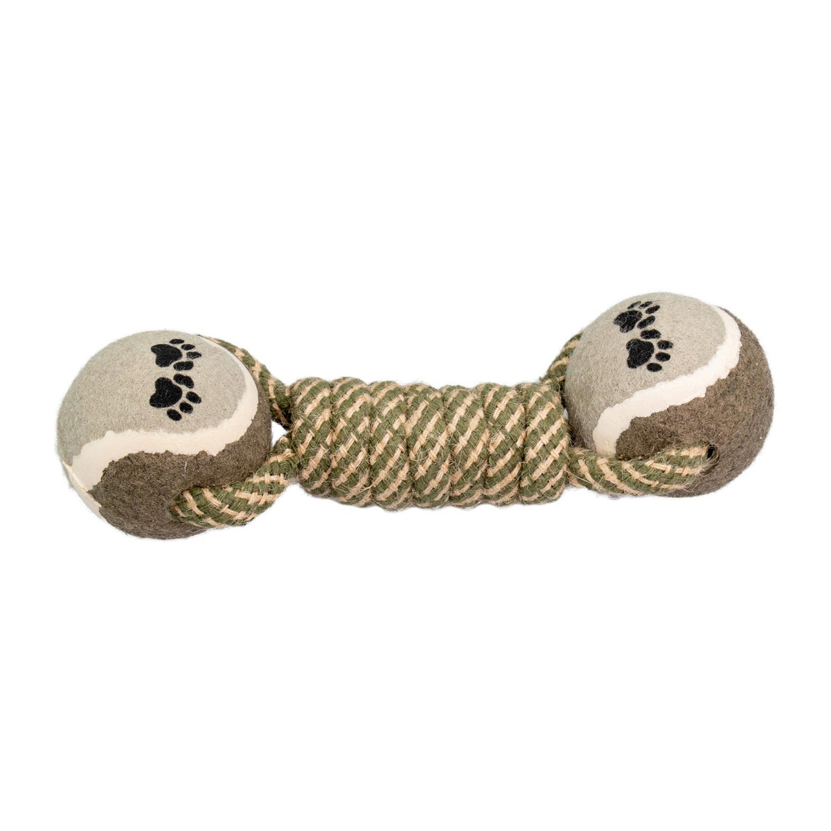 AQPET FRIENDS AQPET Jouet pour chien, balles de tennis avec corde, 22 X 7 Cm, jouet amusant pour chien