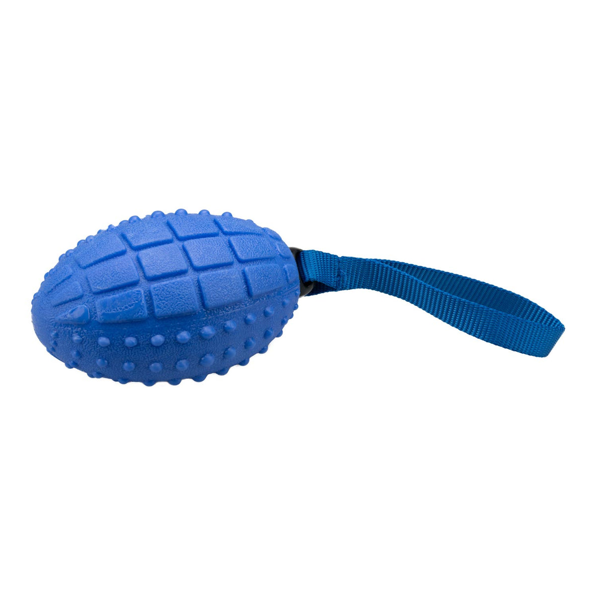 AQPET FRIENDS AQPET jouet pour chien Strong balle de rugby en caoutchouc avec corde 28 X 9 Cm, avec effet sonore, jeu pour chiens, divertissement pour animaux
