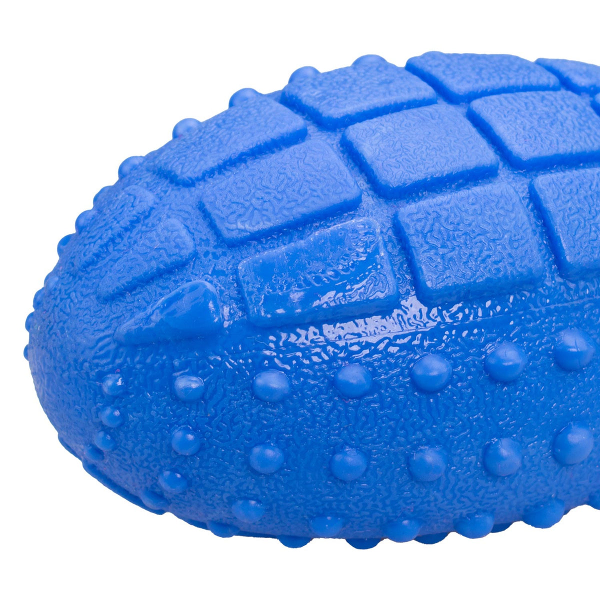 AQPET FRIENDS AQPET jouet pour chien Strong balle de rugby en caoutchouc avec corde 28 X 9 Cm, avec effet sonore, jeu pour chiens, divertissement pour animaux