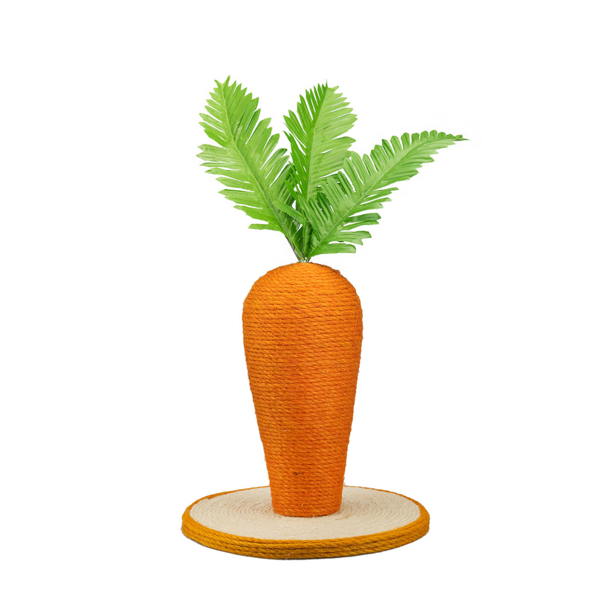 AQPET FRIENDS arbre à chat Carrot, carotte, 30 cm avec niche, aire de jeux et griffoir pour chat, orange