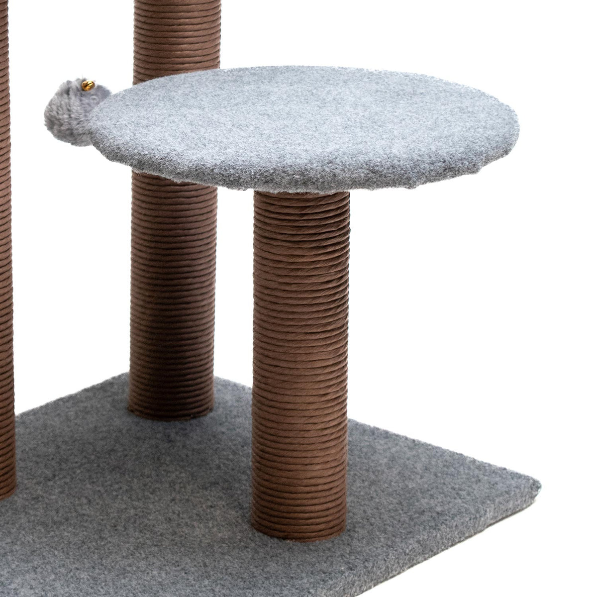 AQPET FRIENDS griffoir Lisbon - 58CM, gris, pour chats, jeu, détente et divertissement