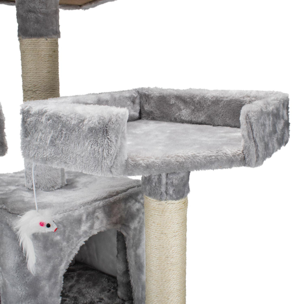 AQPET FRIENDS griffoir Manhattan en sisal, 170 Cm, pour chats, jeu, détente et divertissement