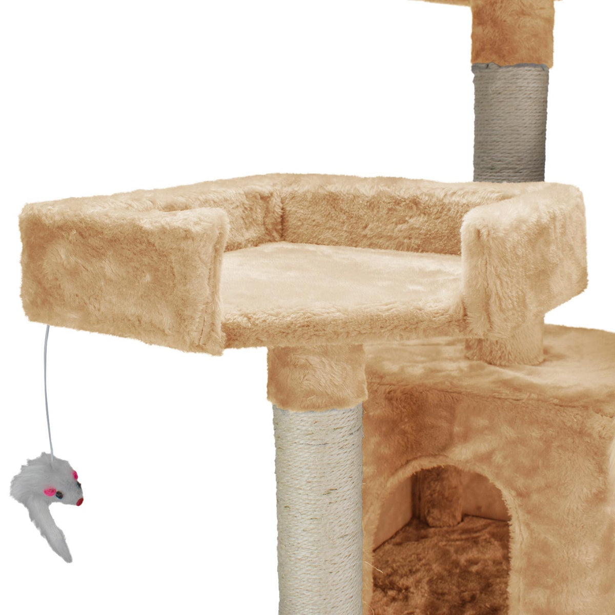 AQPET FRIENDS griffoir Manhattan en sisal, 170 Cm, pour chats, jeu, détente et divertissement
