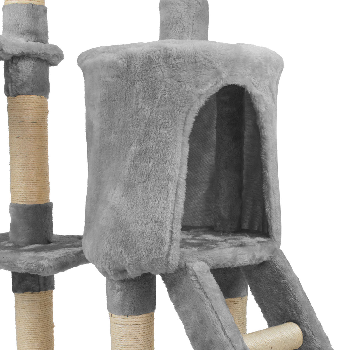 AQPET FRIENDS griffoir Paris en sisal, 138 Cm, pour chats, jeu, détente et divertissement