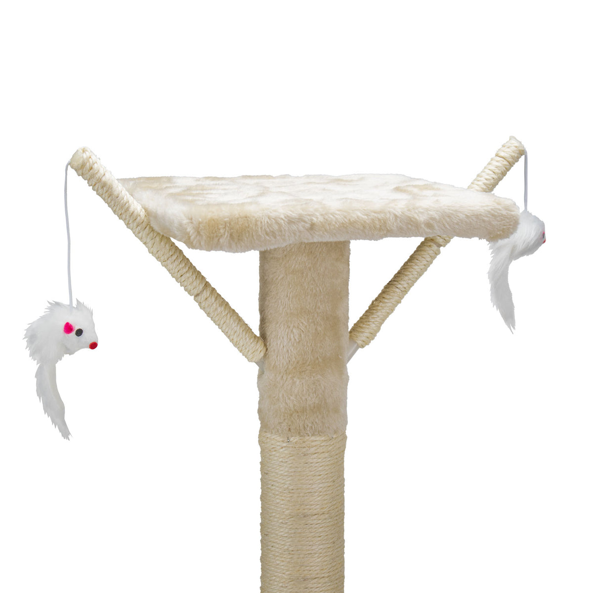 AQPET FRIENDS griffoir Paris en sisal, 138 Cm, pour chats, jeu, détente et divertissement