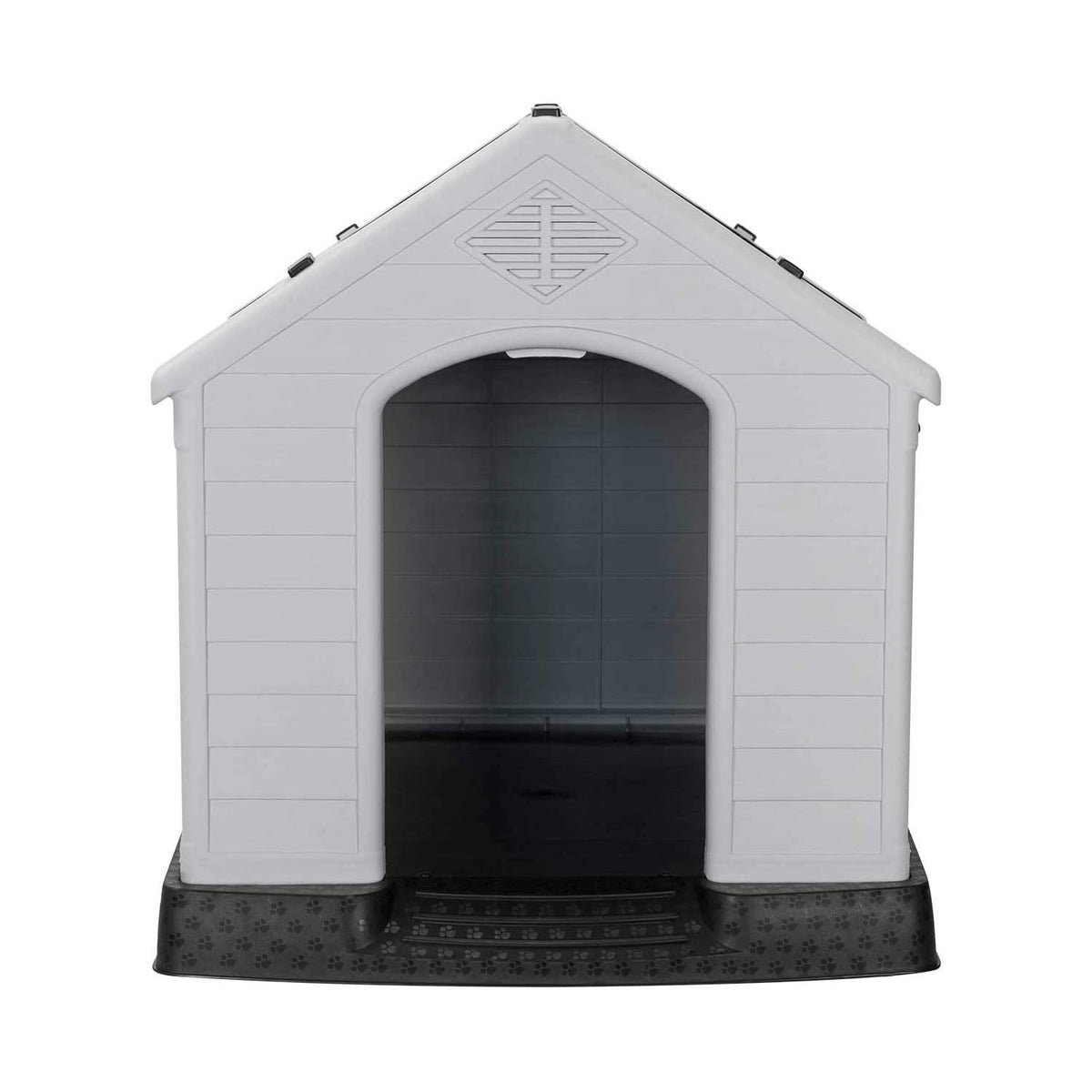AQPET FRIENDS Chalet Niche en plastique imperméable pour chiens et chats, confort et détente, pour intérieur et extérieur