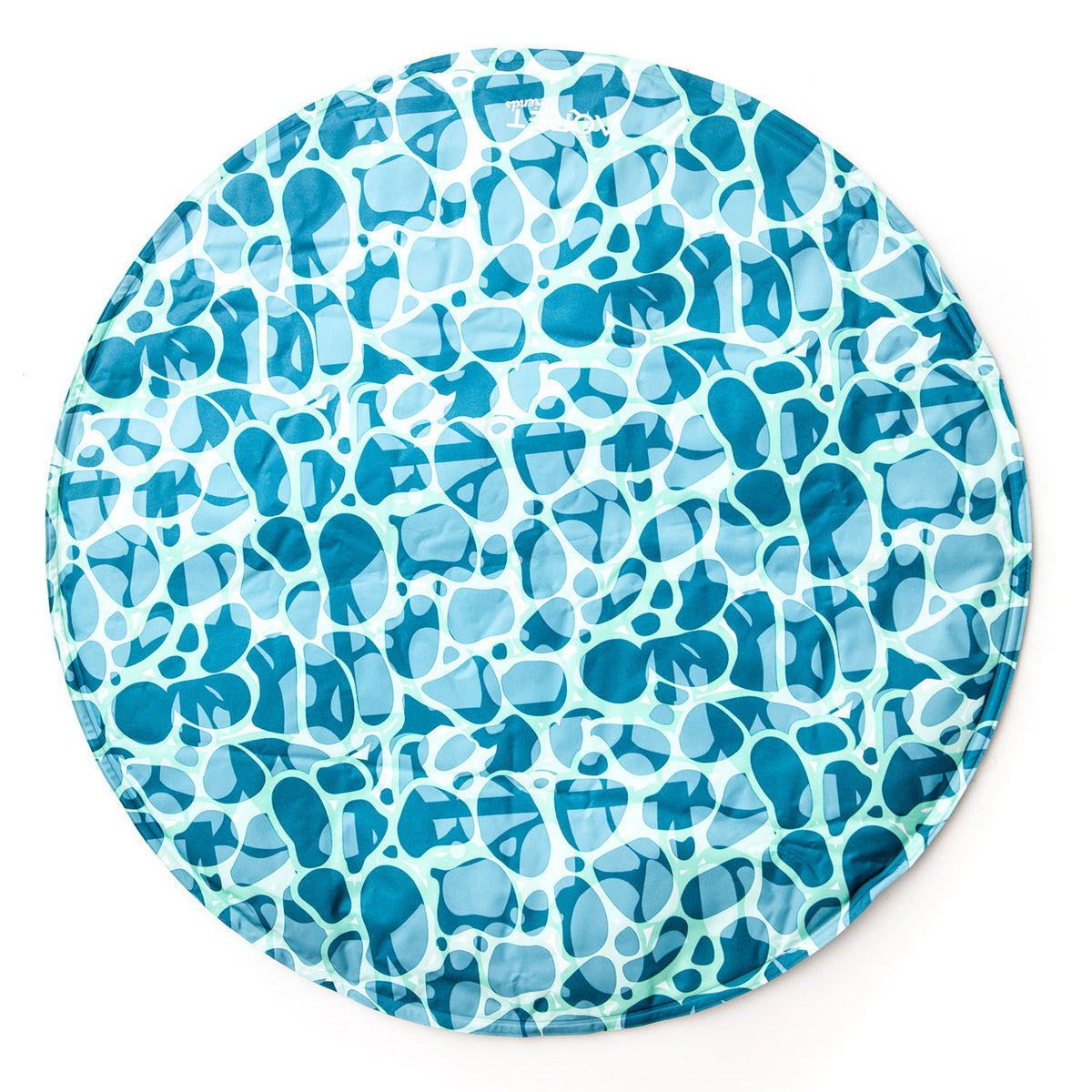 AQPET FRIENDS tapis rafraîchissant rond pour chien, gel non toxique, système d’autorefroidissement, motif Sea, diamètre 60 Cm