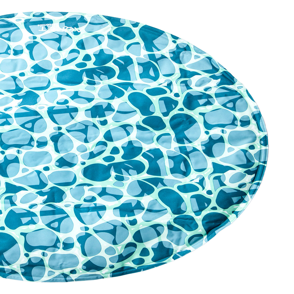 AQPET FRIENDS tapis rafraîchissant rond pour chien, gel non toxique, système d’autorefroidissement, motif Sea, diamètre 60 Cm