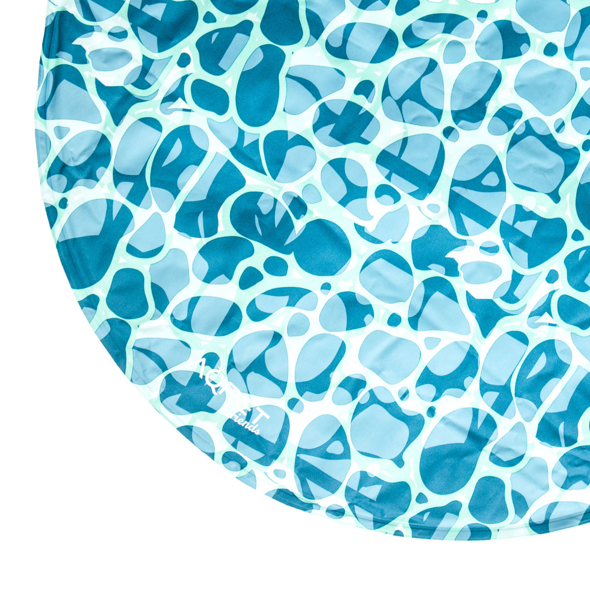 AQPET FRIENDS tapis rafraîchissant rond pour chien, gel non toxique, système d’autorefroidissement, motif Sea, diamètre 60 Cm