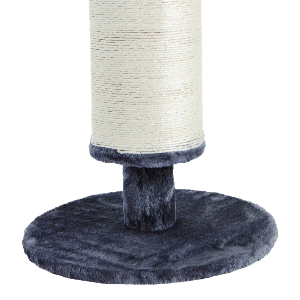 AQPET FRIENDS griffoir pour chat en sisal et tissu avec plateforme, hauteur 58 cm, pour le plus grand plaisir de votre chat, couleur grise