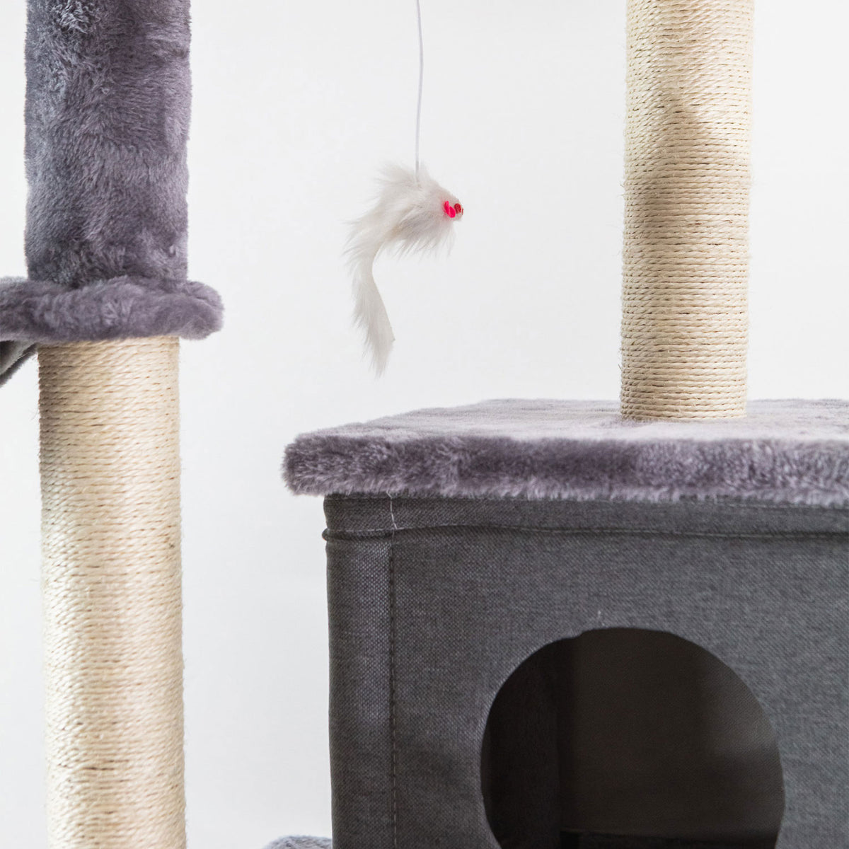 AQPET FRIENDS griffoir London 48X44X125 Cm H pour chats, jeu, détente et divertissement