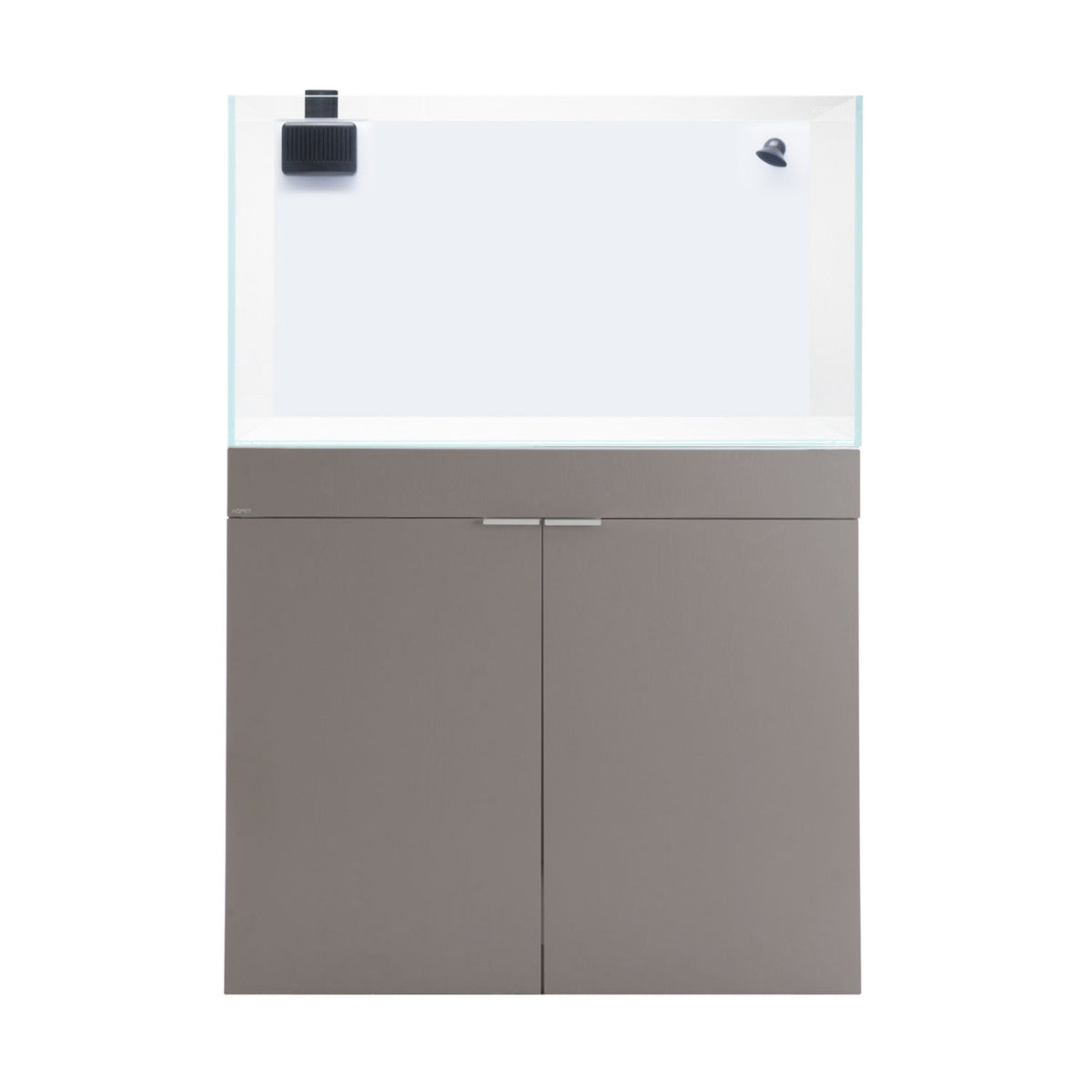 AQPET KIT AQUARIUM AQUA 90 REEF EN VERRE EXTRA-CLAIR COULEUR TAUPE