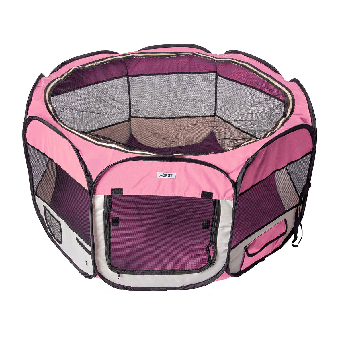 AQPET FRIENDS Parc pour chiots, chiens et chats, enclos pliable en tissu imperméable 115x60 cm