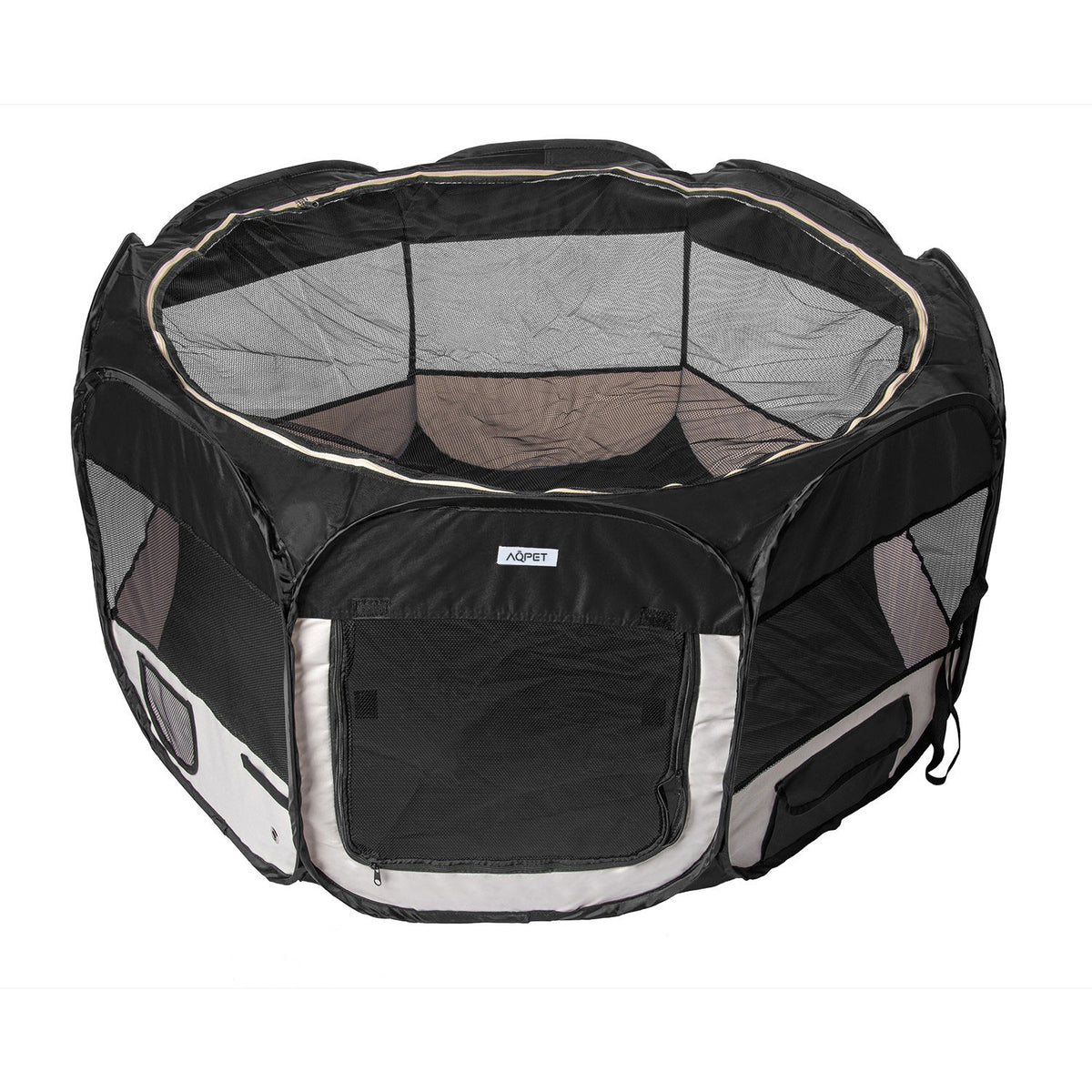 AQPET FRIENDS Parc pour chiots, chiens et chats, enclos pliable en tissu imperméable 115x60 cm