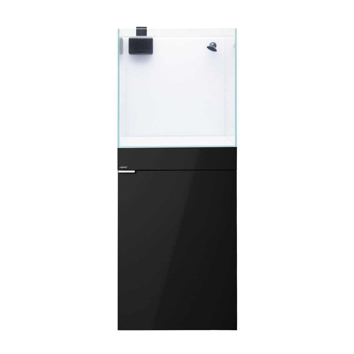 AQPET KIT AQUARIUM KUBIC 50 REEF EN VERRE EXTRA-CLAIR COULEUR NOIRE