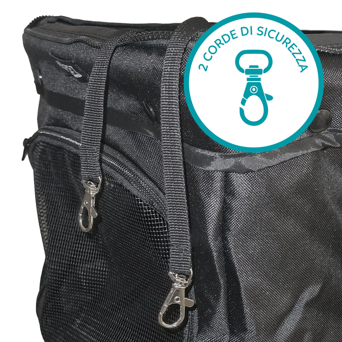 AQPET FRIENDS Poussette confortable et pratique pour chiens de taille moyenne / petite, pour chiens et chats, voyage en toute sécurité