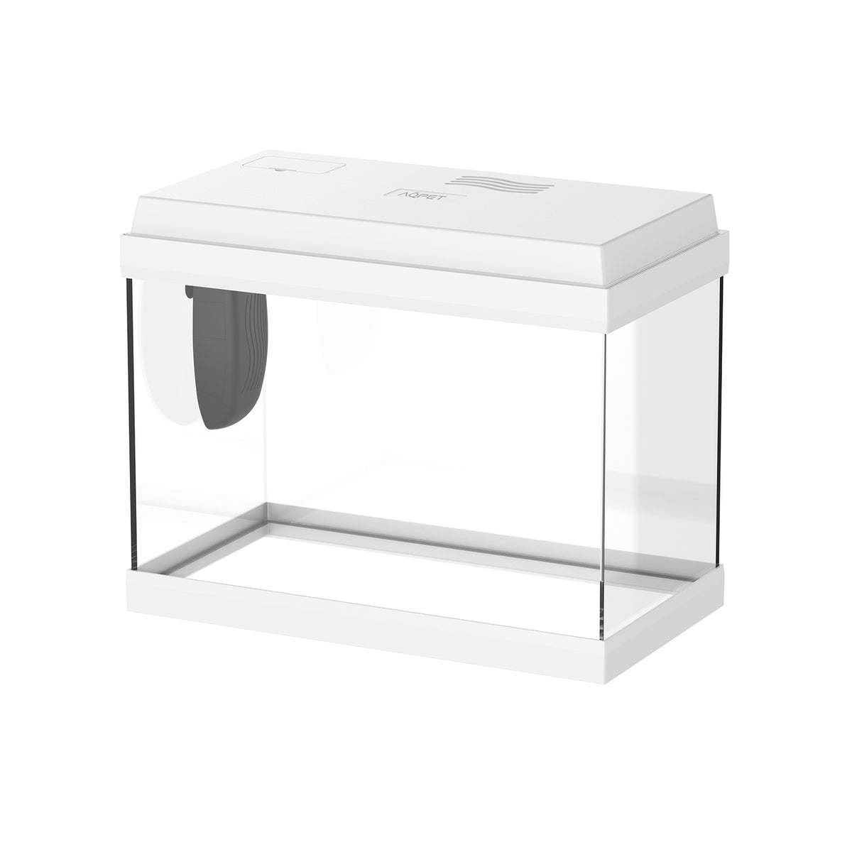 AQPET AQUARIUM SIMPLY LED 30 BLANC COMPLET AVEC ÉCLAIRAGE ET FILTRE - 39X22X30 H CM