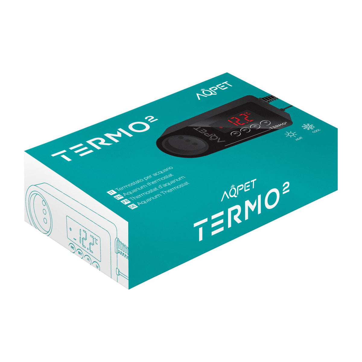 AQPET TERMO2 THERMOSTAT POUR AQUARIUMS CHAUD FROID