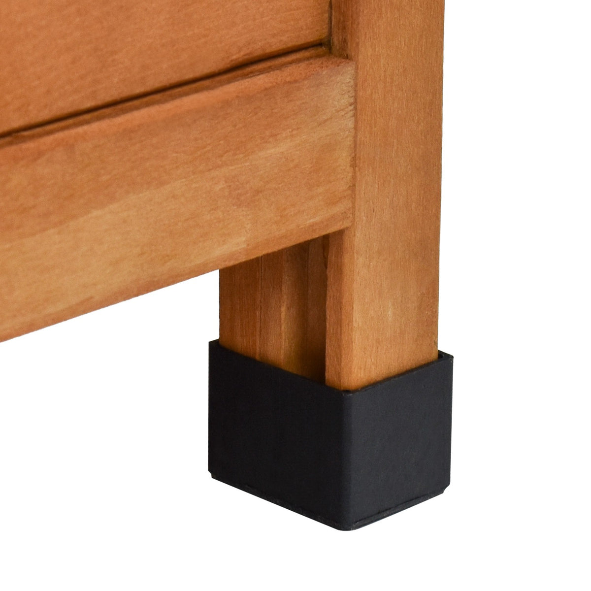 AQPET FRIENDS Suite Niche en bois avec toit incliné et rideau thermique pour chiens et chats